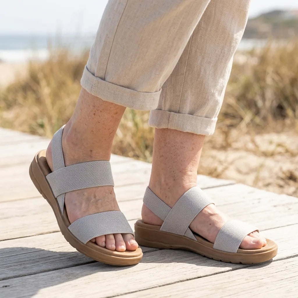 Free Stride Sandals - Grey lifestyle