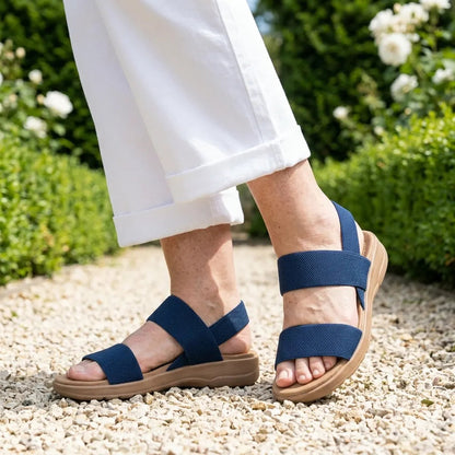Free Stride Sandals - Navy Blue lifestyle