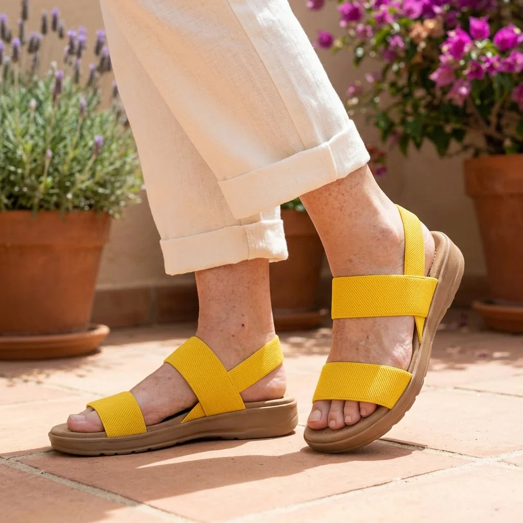 Free Stride Sandals - Lemon lifestyle