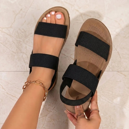 Free Stride Sandals - Black lifestyle
